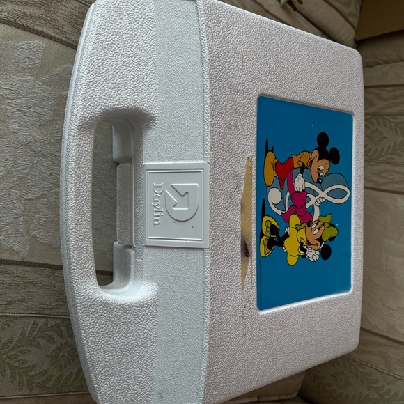 Vintage Mickey & Minnie Mouse Record player - Picture 3 of 7